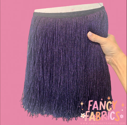 Purple | XL Metallic Fringe | Ready To Ship