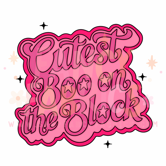 Cutest Boo | Toddler Size | DTF Transfer