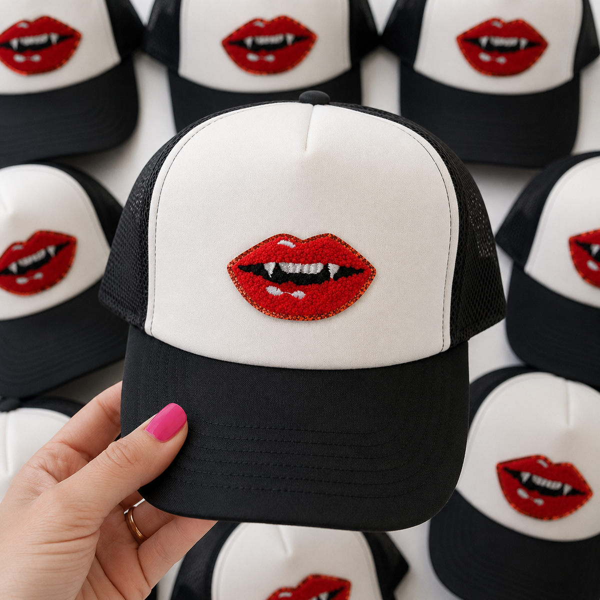 Vampire Lips | Iron On Patch