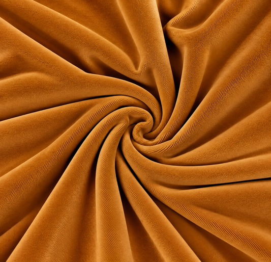 Butterscotch | Ultra Plush Stretch Velvet | Ready To Ship