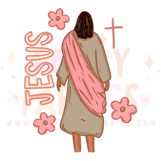 Jesus (Flowers) | Toddler Size | DTF Transfer