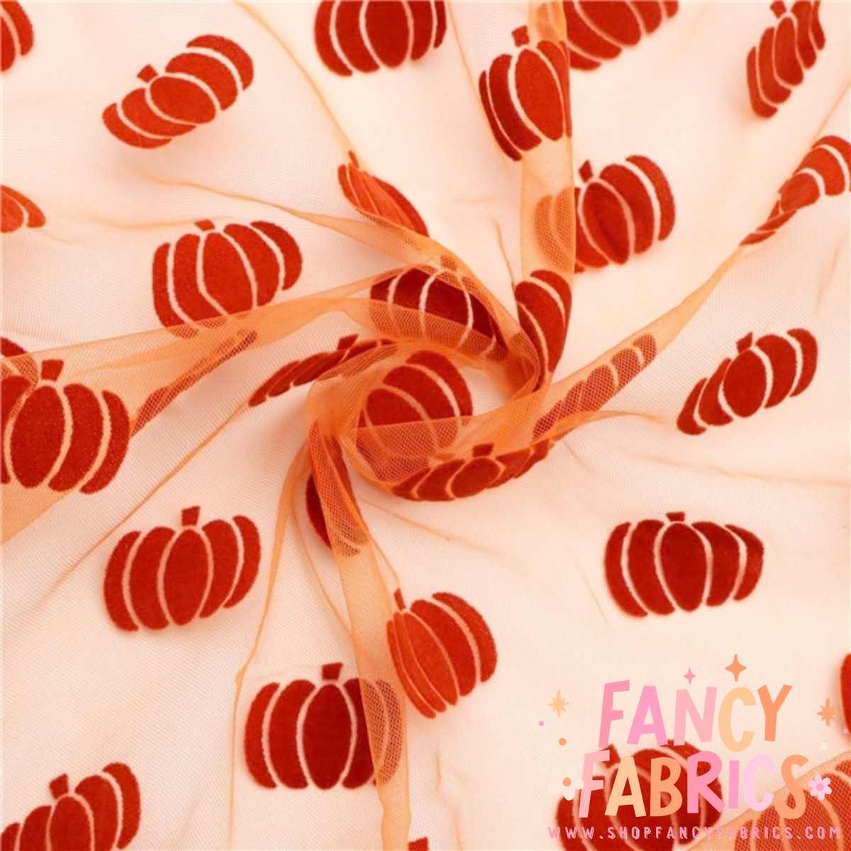 Flocked Pumpkins | Mesh | Ready To Ship