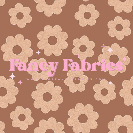 Lauren Liza Designs | Fabric Flowers Cream | PREORDER | By The Yard