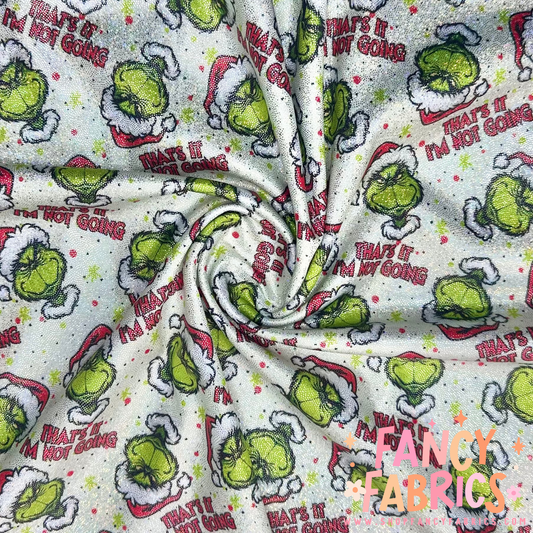 I'm Not Going (Red) | 4x4 Scaling | Printed Holographic | Ready To Ship