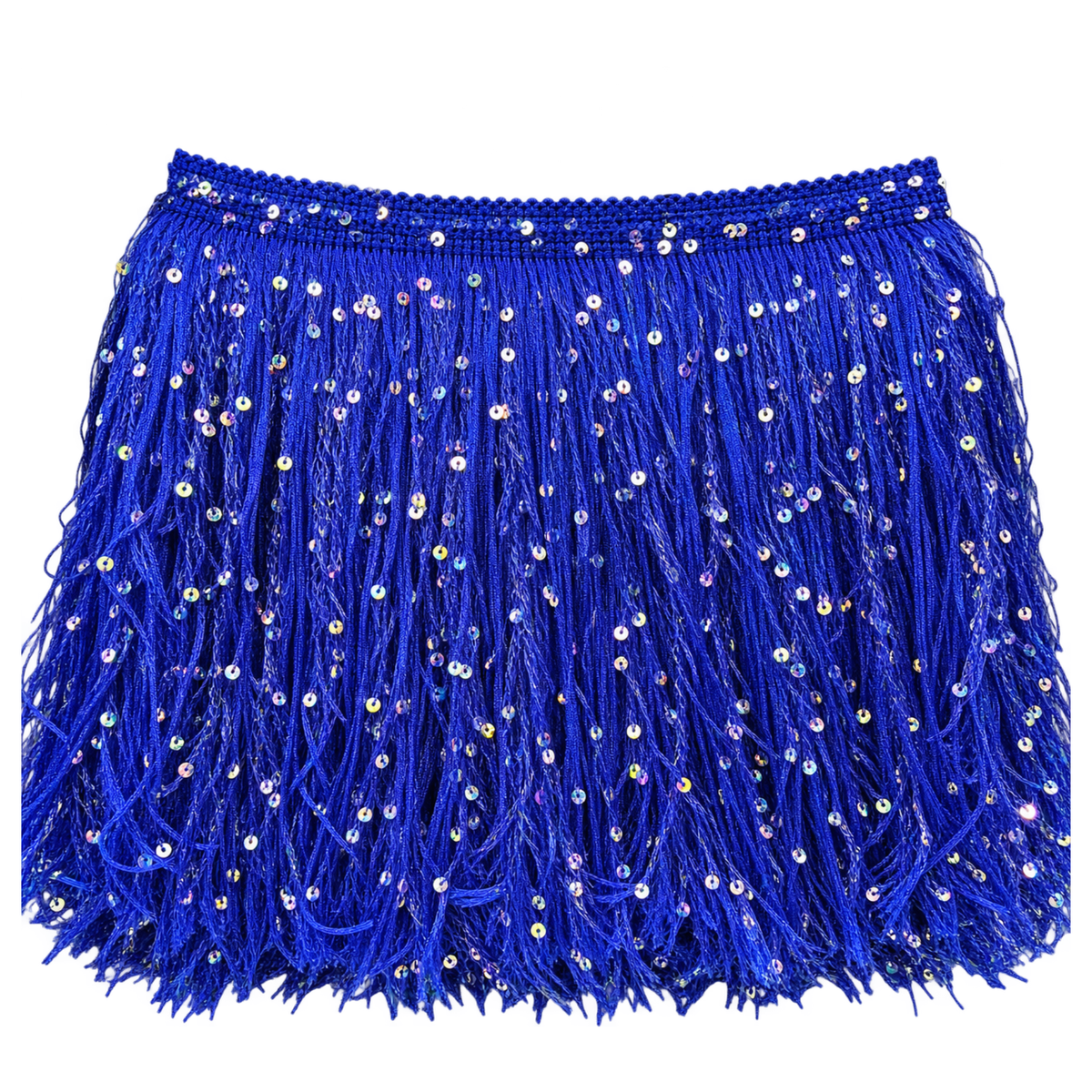 Royal Blue | Sequin Fringe | By The Yard