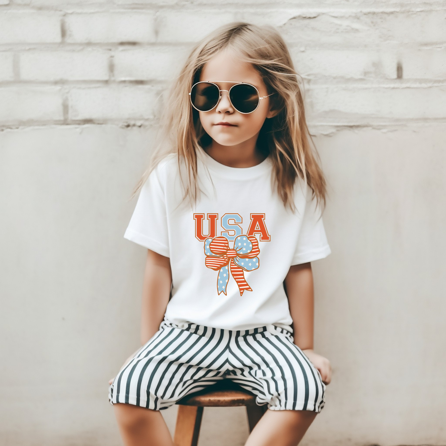 USA Bow | Child Size | DTF Transfer