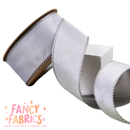 Silver | 1.5" | Layering Ribbon | Ready To Ship