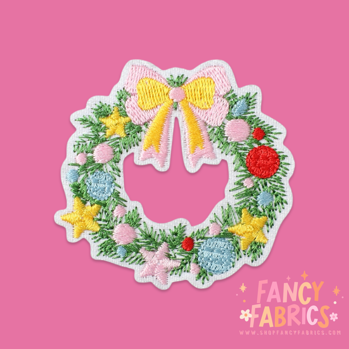 Pastel Wreath | Iron On Patch