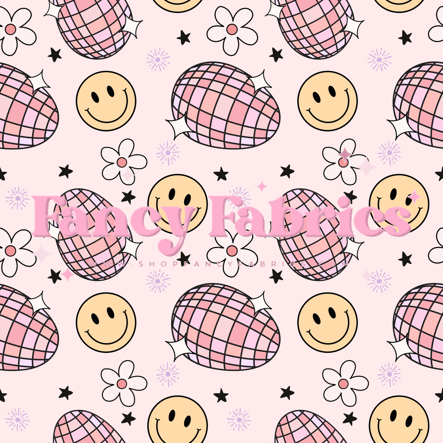 Disco Easter Eggs + Smiles | PREORDER | By The Yard