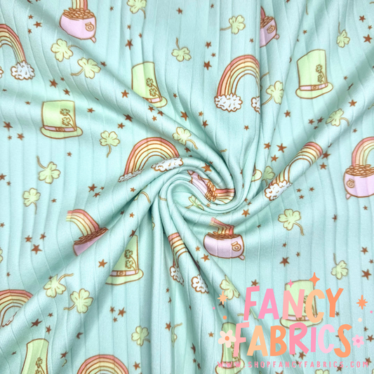 Luck Of The Irish | 6x6 | Brushed Rib | Ready To Ship