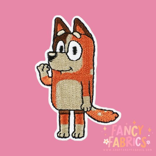 Mama Orange Dog | Iron On Patch