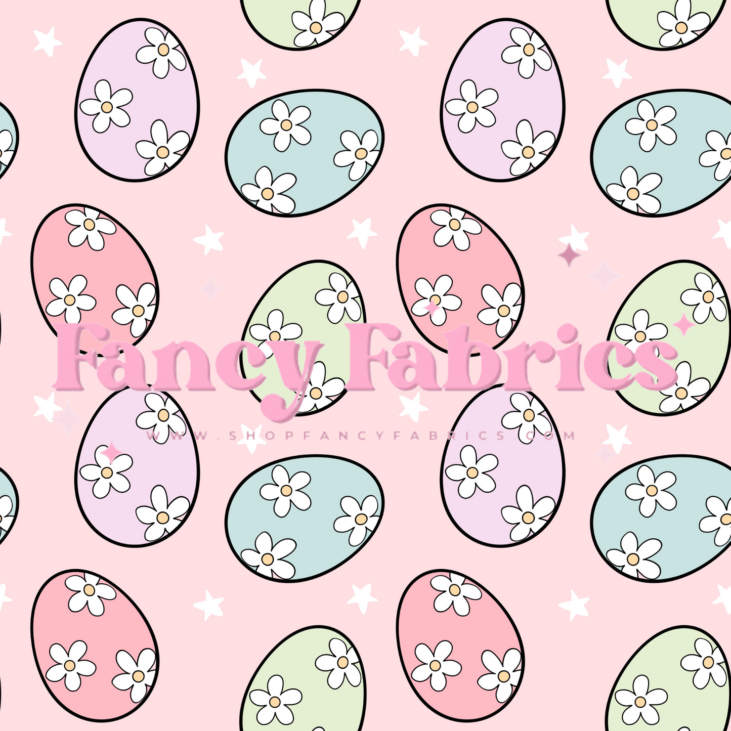 Floral Easter Eggs | PREORDER | By The Yard