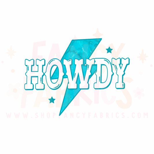 Howdy Bolt | Toddler Size | DTF Transfer