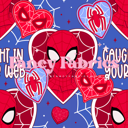 Caught In Your Web (Blue) | PREORDER | By The Yard