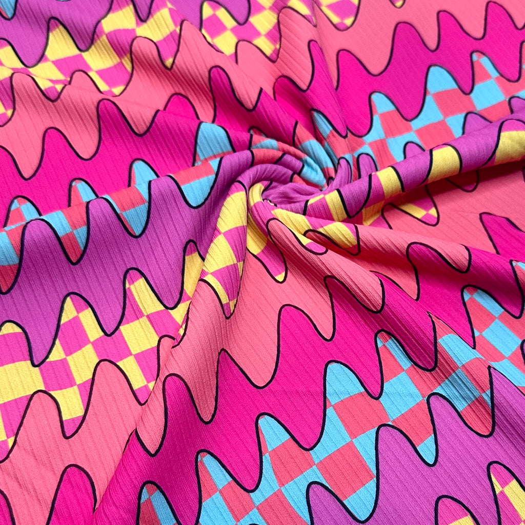 Trendy Waves | 6x6 Scaling | Skinny Rib | Ready To Ship