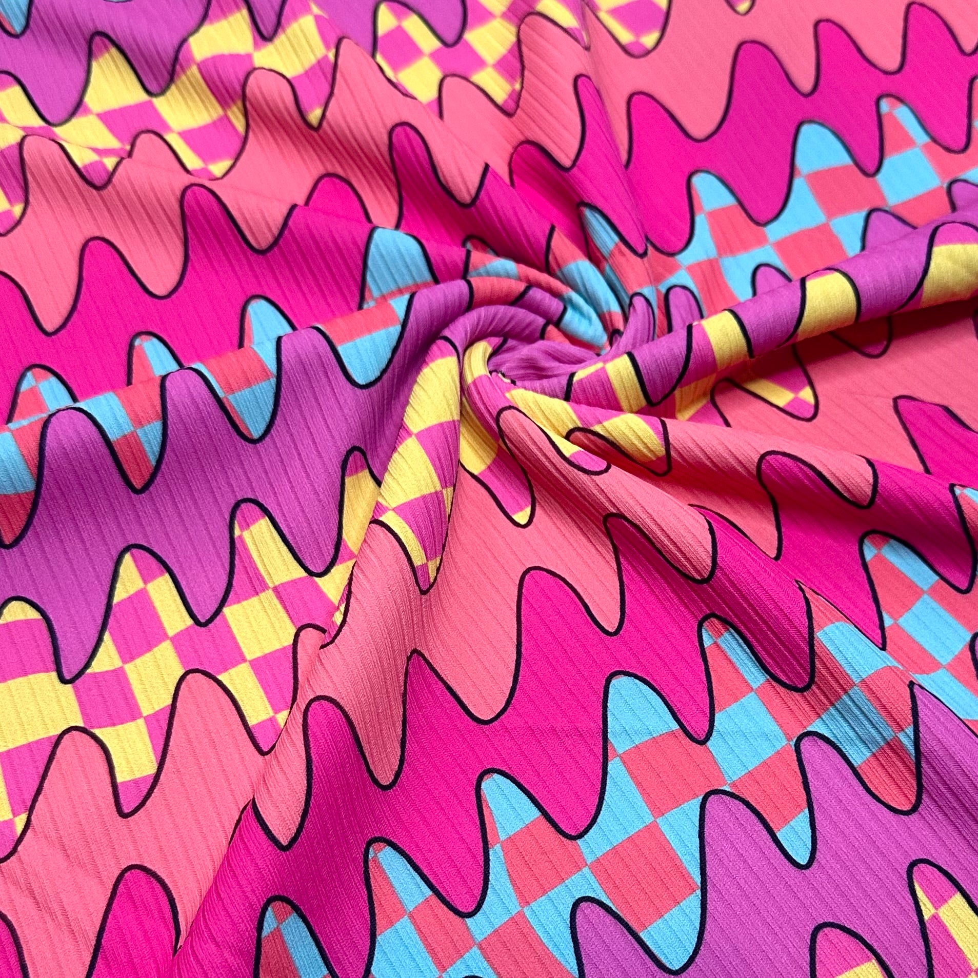 Trendy Waves | 6x6 Scaling | Skinny Rib | Ready To Ship