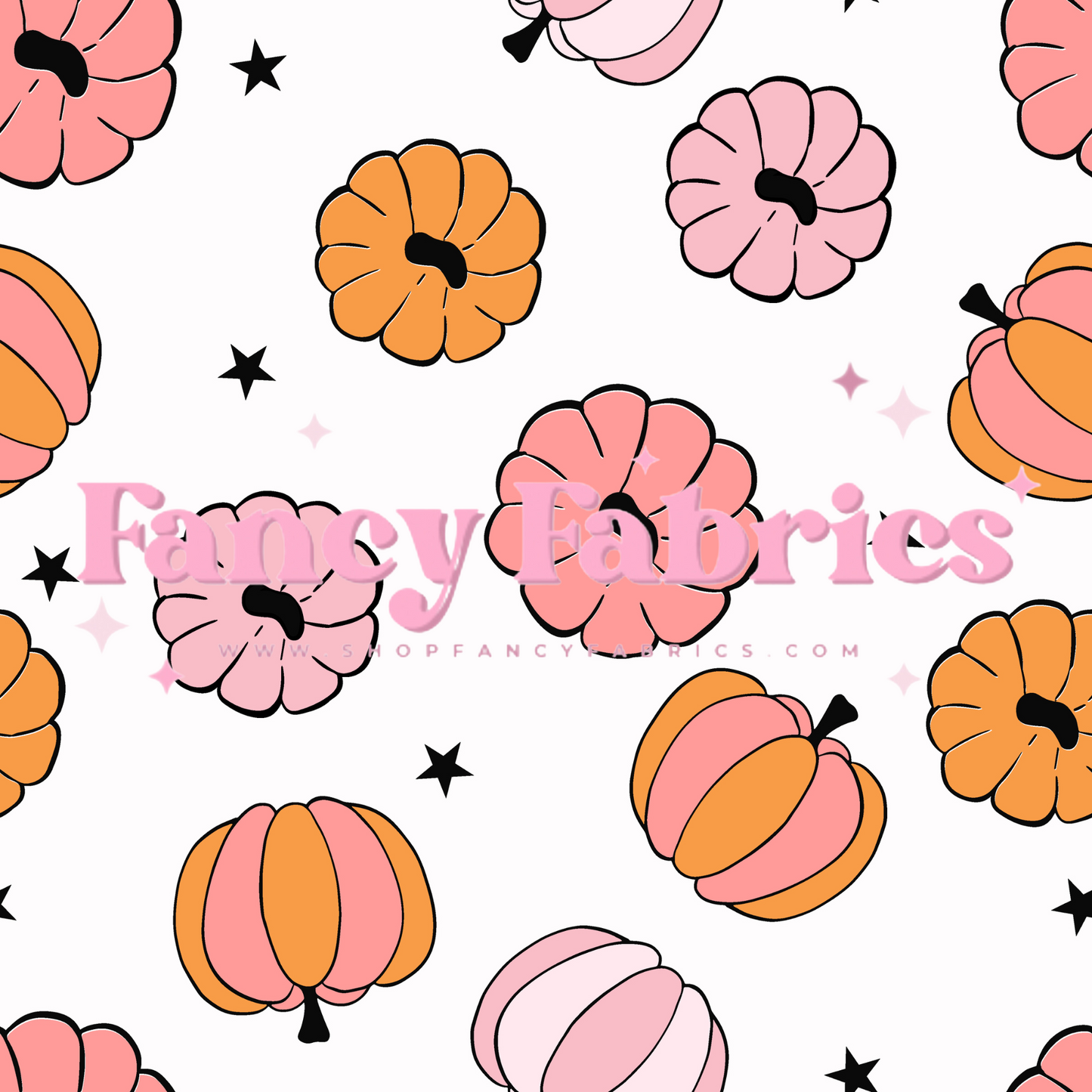 Muse Bloom | Pumpkin Pickin' (Pink) | PREORDER | By The Yard