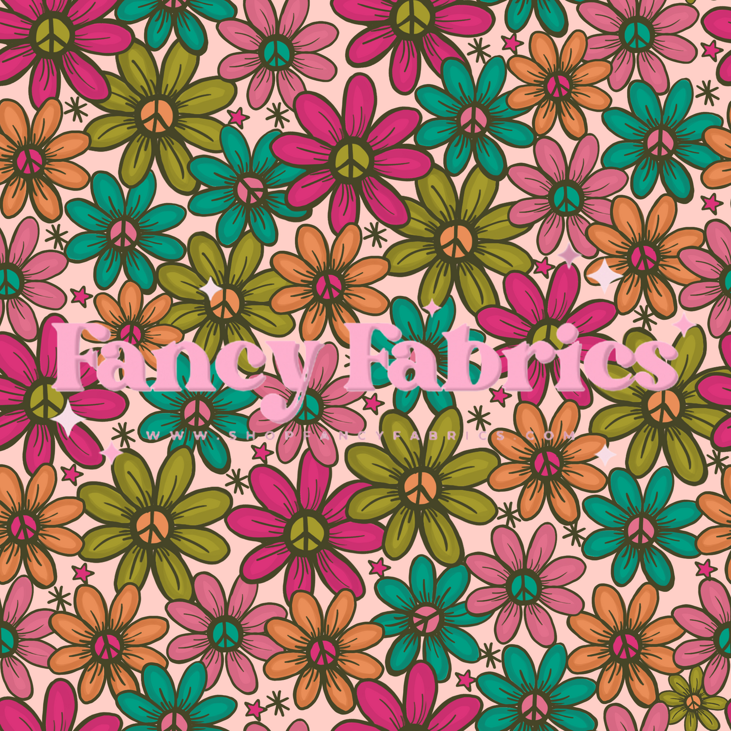 Hippie Floral | PREORDER | By The Yard