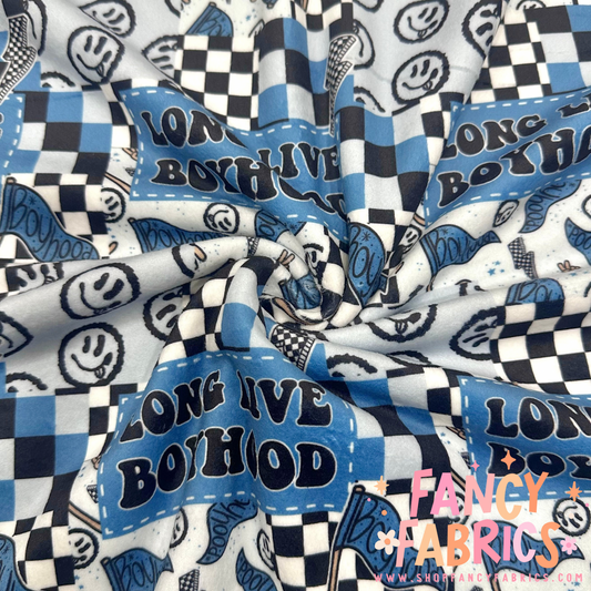 Long Live Boyhood | Single Sided Minky | Ready To Ship