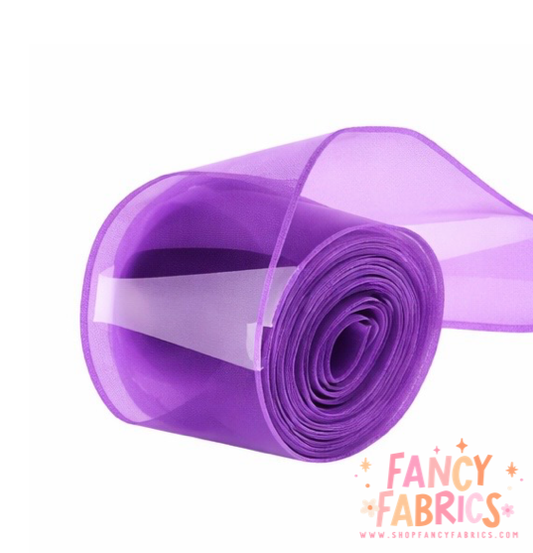 Light Purple | 2" Jelly Ribbon | Printed Ribbon | Ready To Ship
