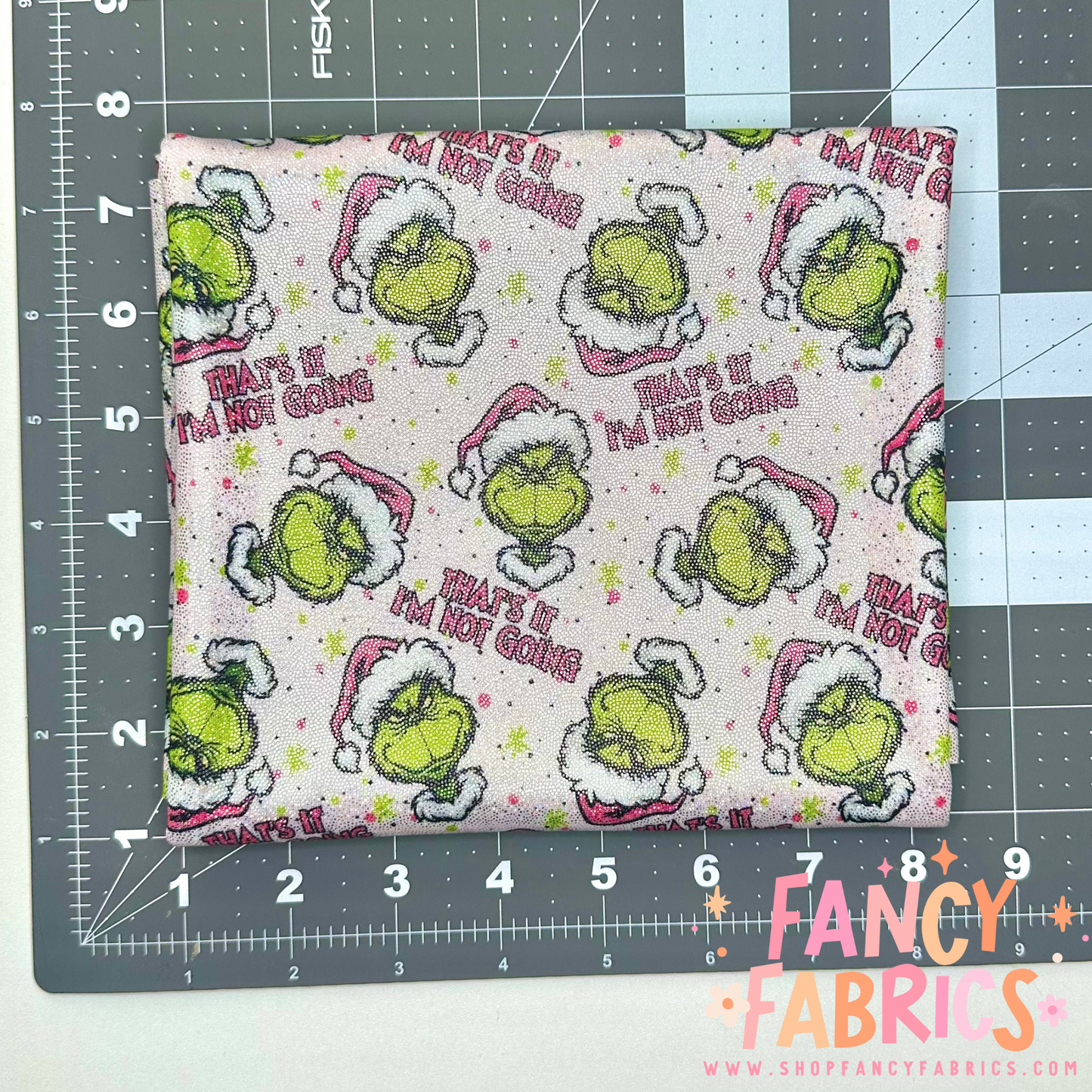 I'm Not Going (Pink) | 4x4 Scaling | Printed Holographic | Ready To Ship