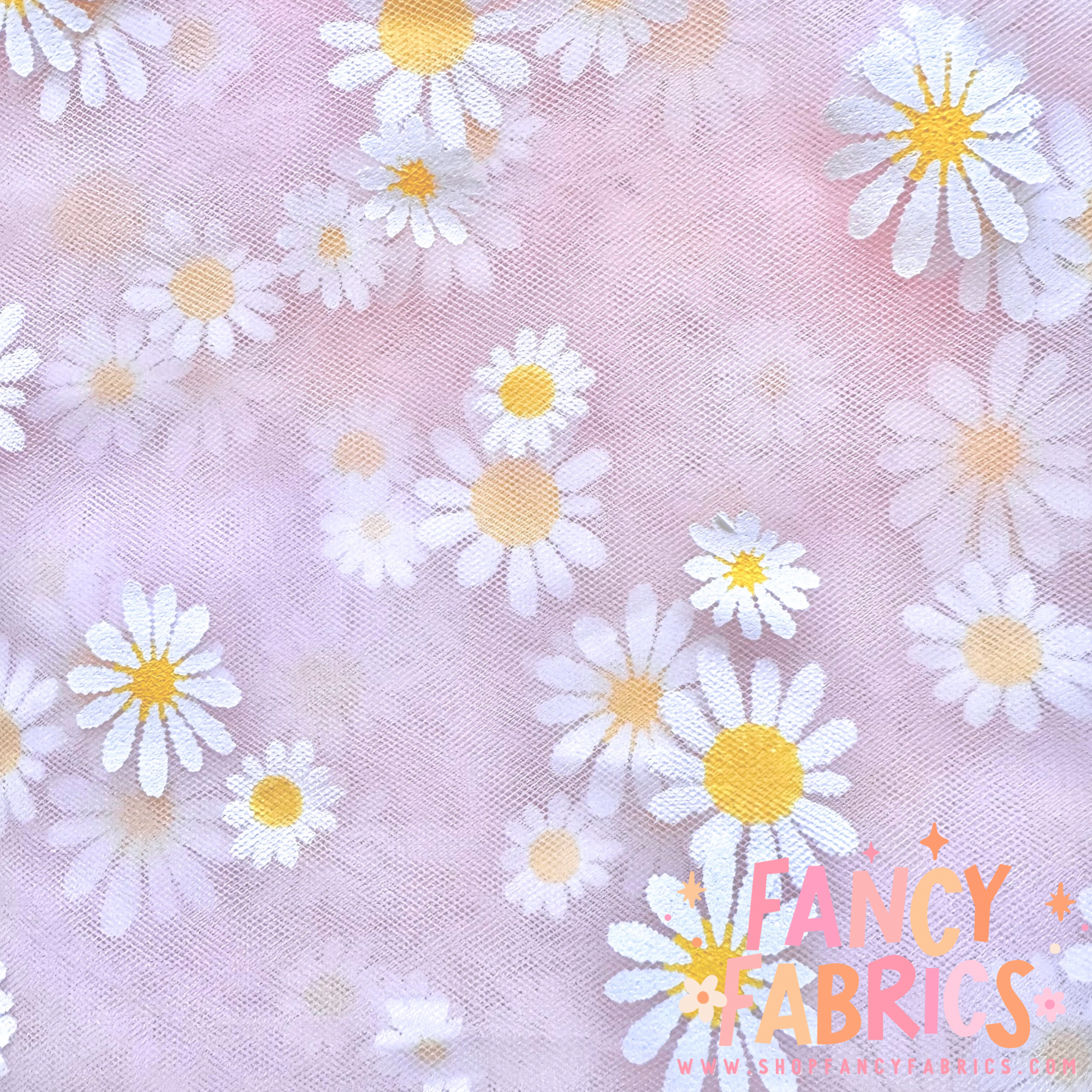 Stamped Daisy (Soft Pink) | Mesh | Ready To Ship