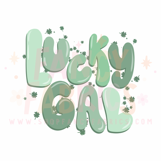 Lucky Gal | Toddler Size | DTF Transfer