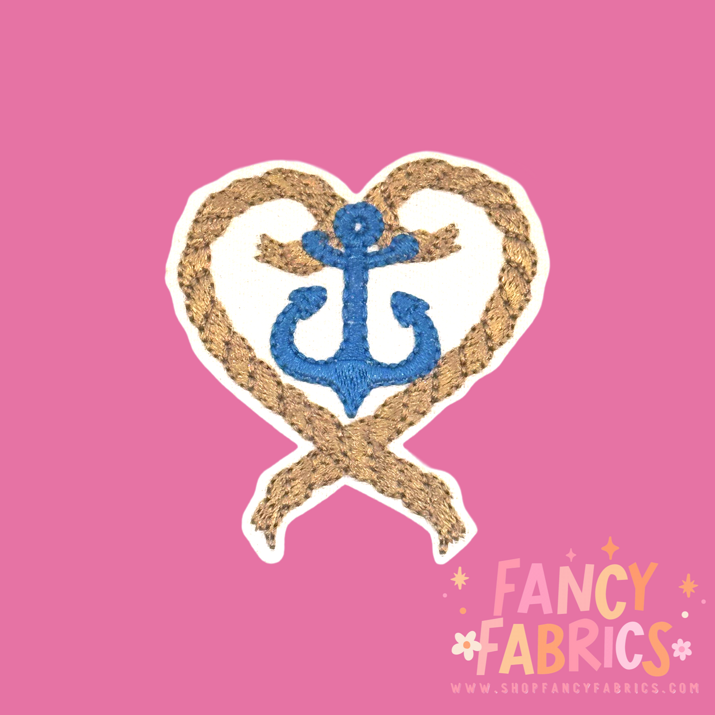 Coastal Heart | Iron On Patch