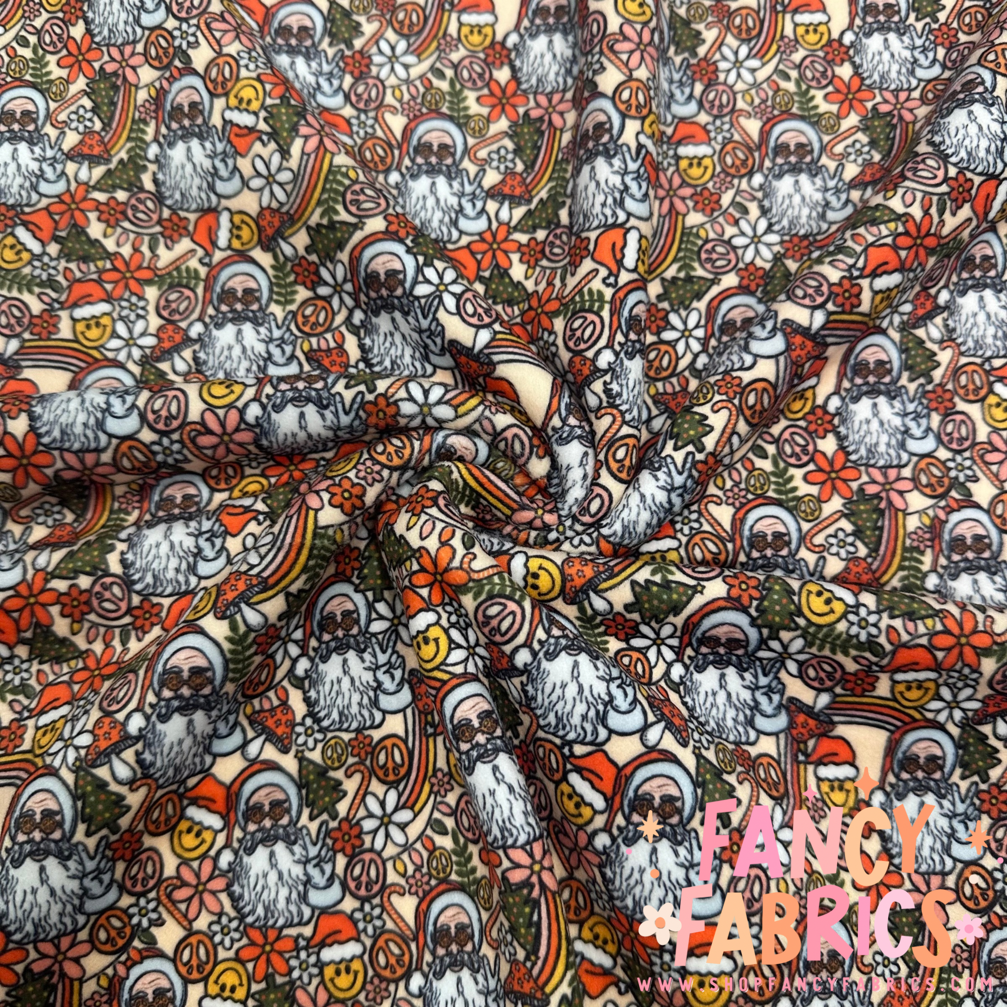 Hip Santa | Single Sided Minky | Ready To Ship