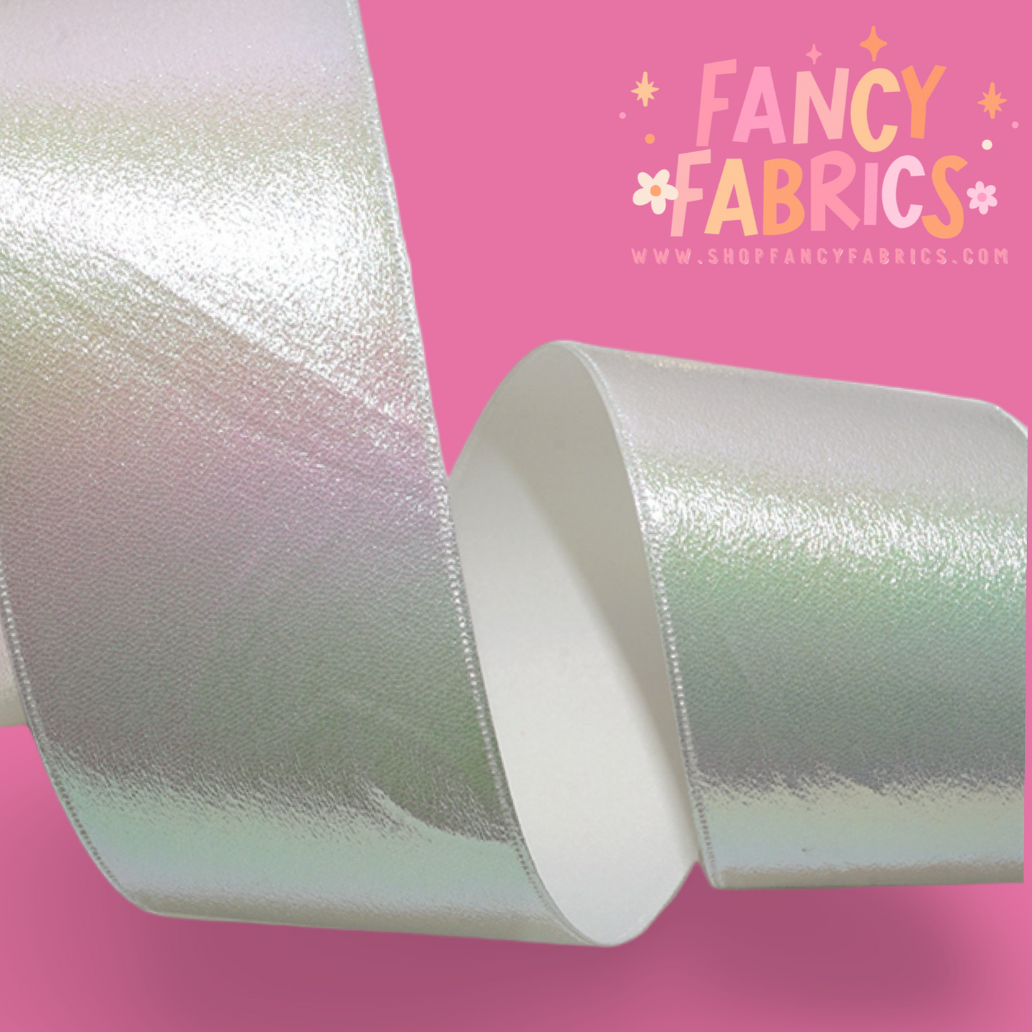 Pearl | 3" Single Sided | Holographic Ribbon | Ready To Ship