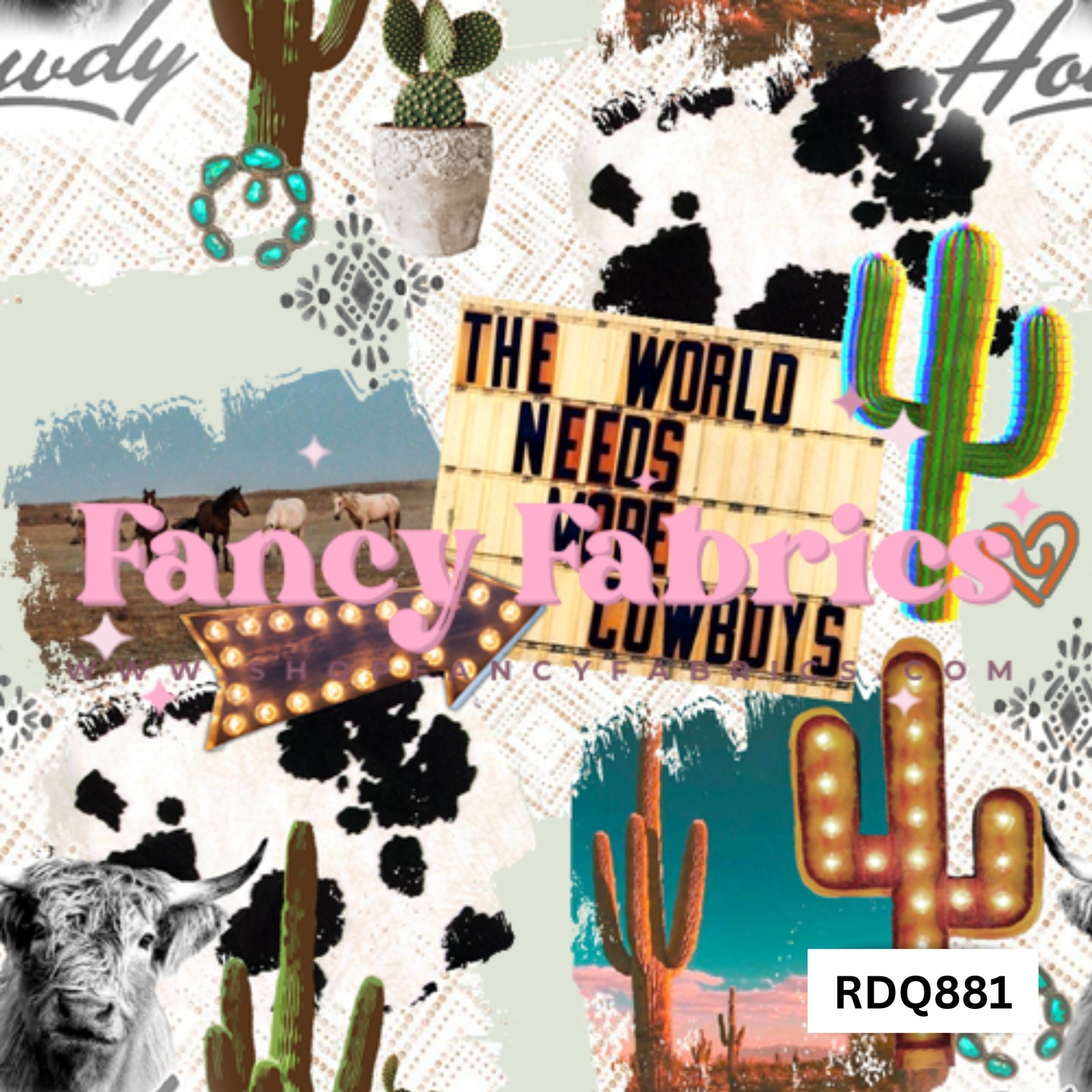 RDQ881 | PREORDER | Fabric By The Yard
