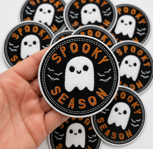 Spooky Season (Ghost) | Iron On Patch