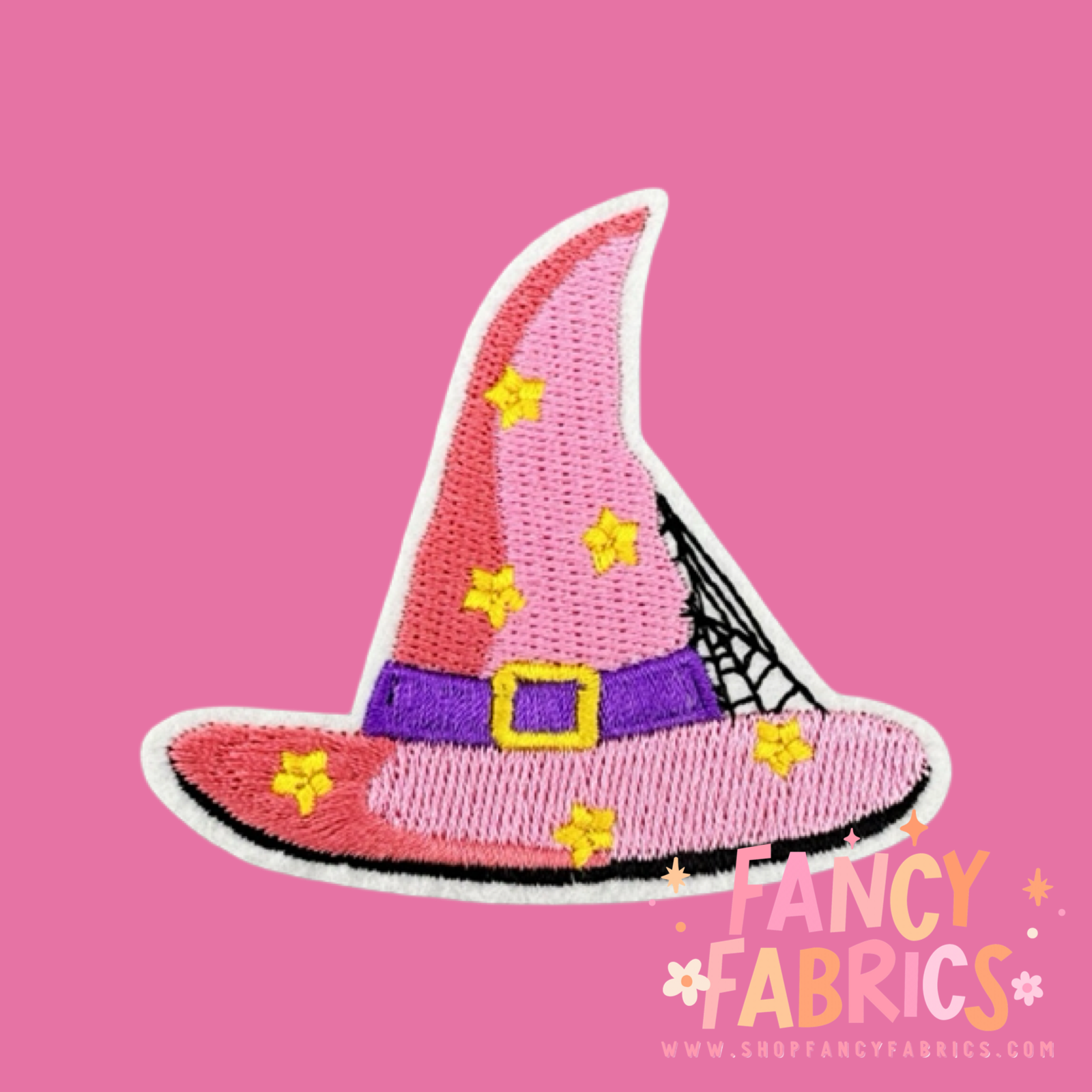 Starry Witch Hat | Iron On Patch