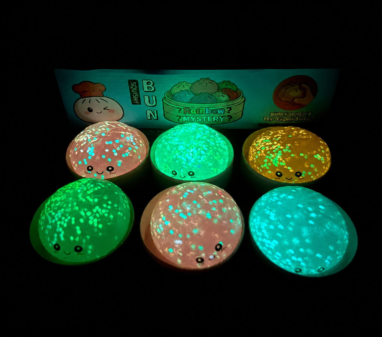 Glow In The Dark Dumpling | Squishy | Ready To Ship