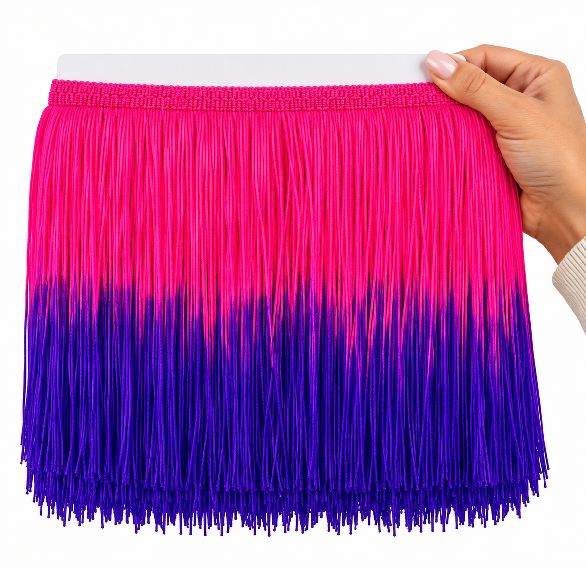 Hot Pink + Purple | Ombré Fringe | By The Yard