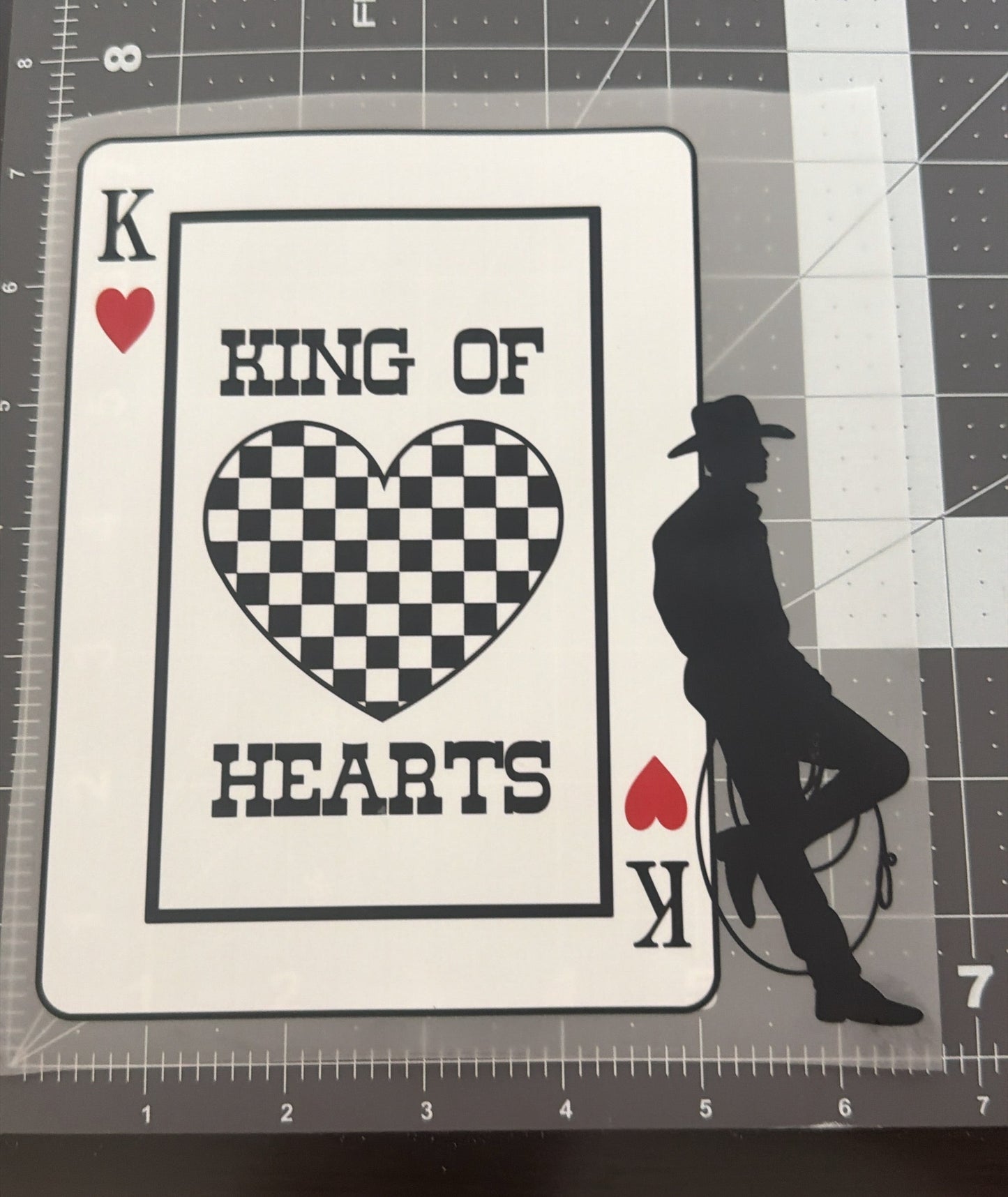 King Of Hearts | Child Size | DTF Transfer