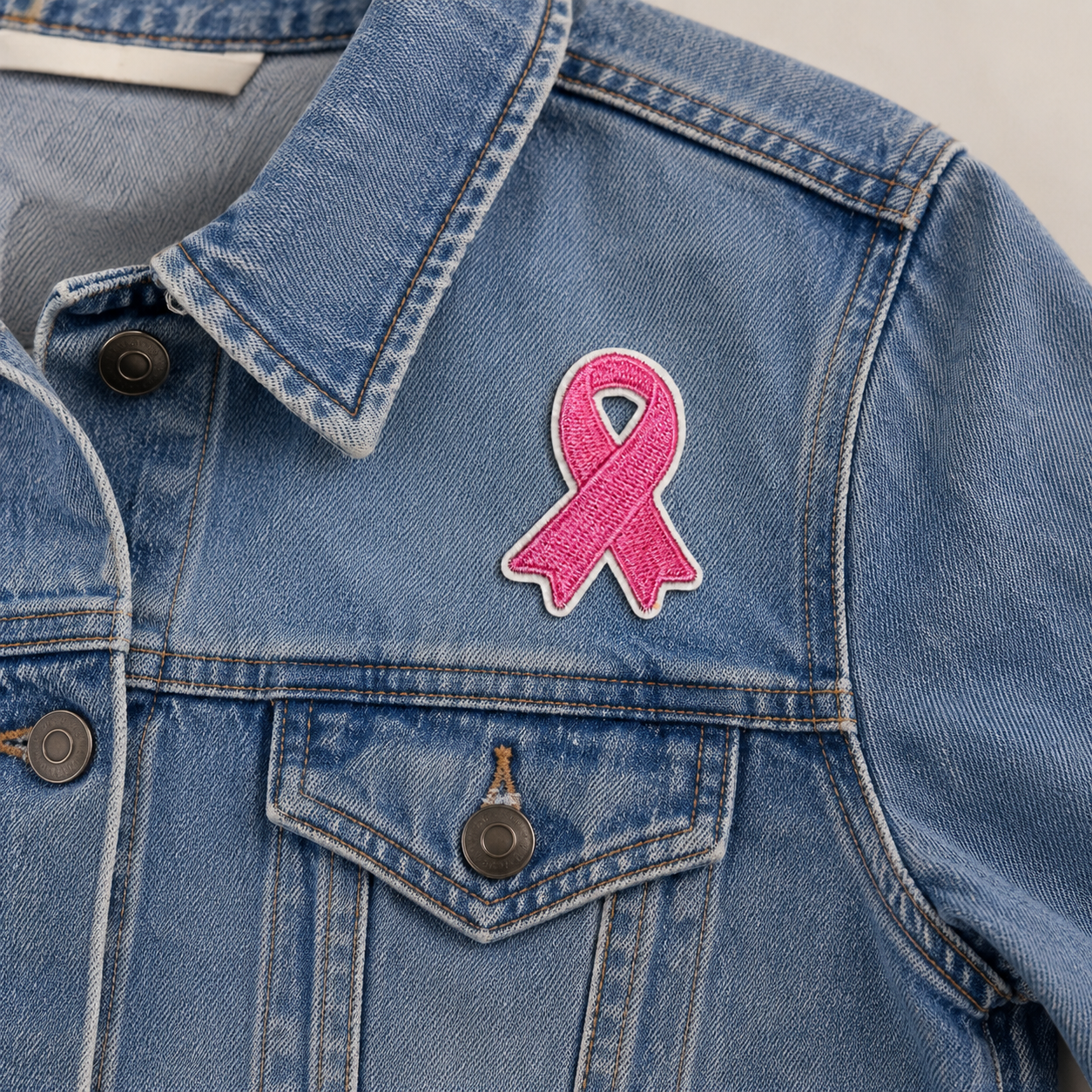 Breast Cancer Ribbon | Iron On Patch