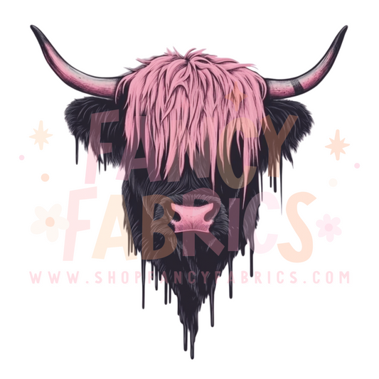 Pink Highland | Adult Size | DTF Transfer | Ready To Ship