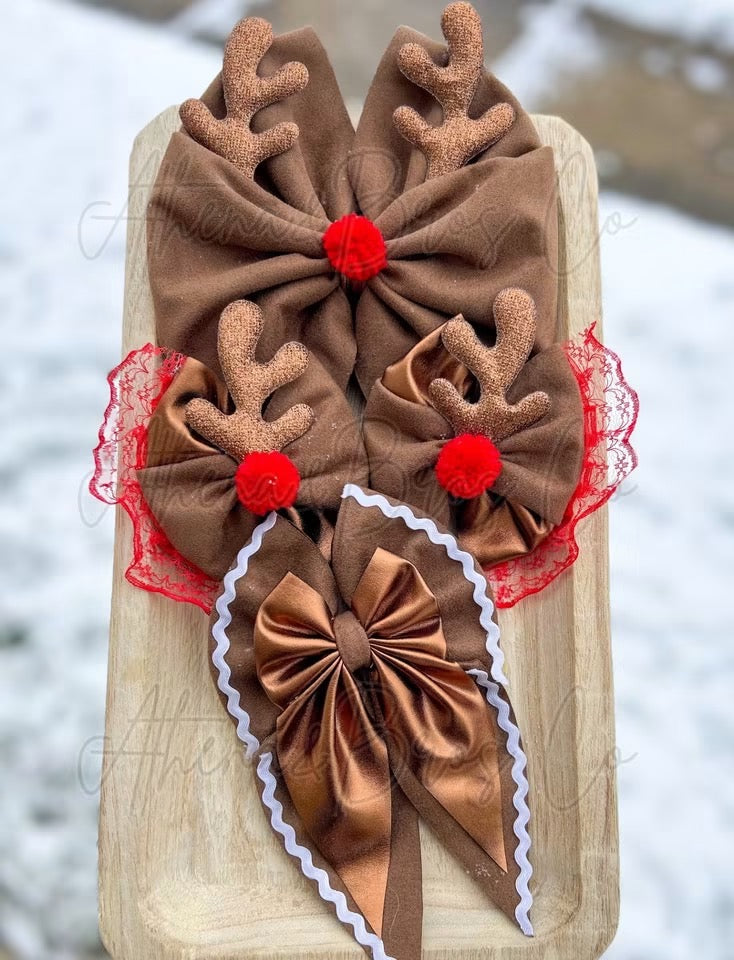 Brown Glitter | Reindeer Antlers | Ready To Ship
