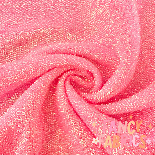 Hot Pink | Tinsel Fabric | Ready To Ship