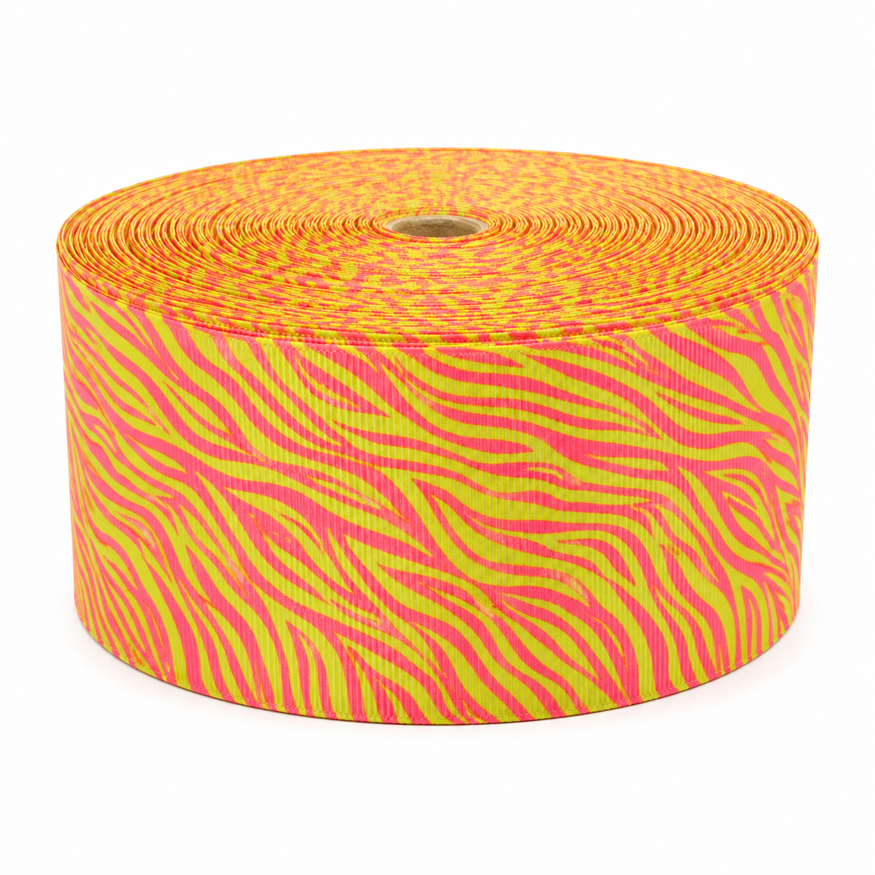Neon Zebra | 3" Single Sided | Printed Ribbon | Ready To Ship