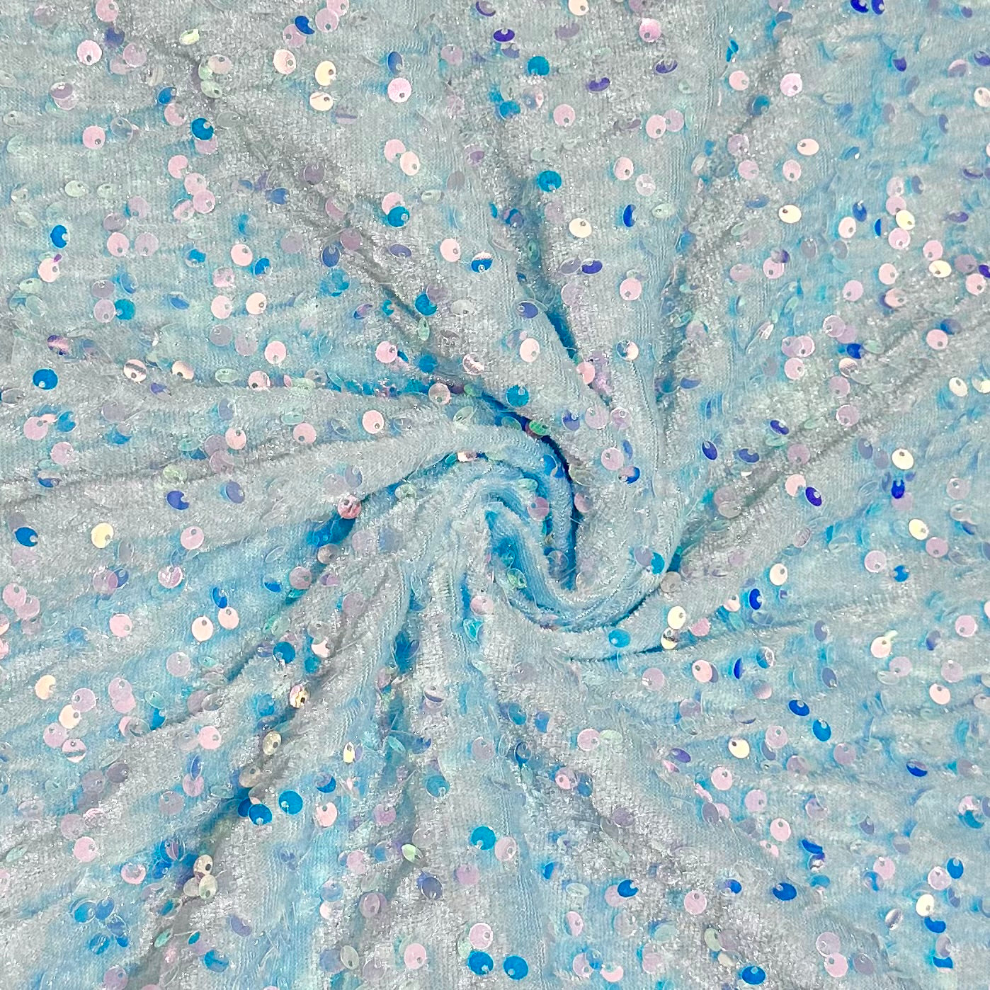 Icicle | Stretch Sequin Velvet | Ready to Ship