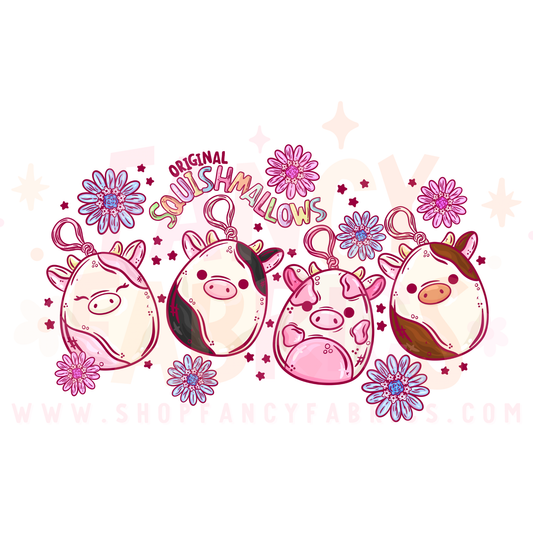 Squish Keychains | Toddler Size | DTF Transfer