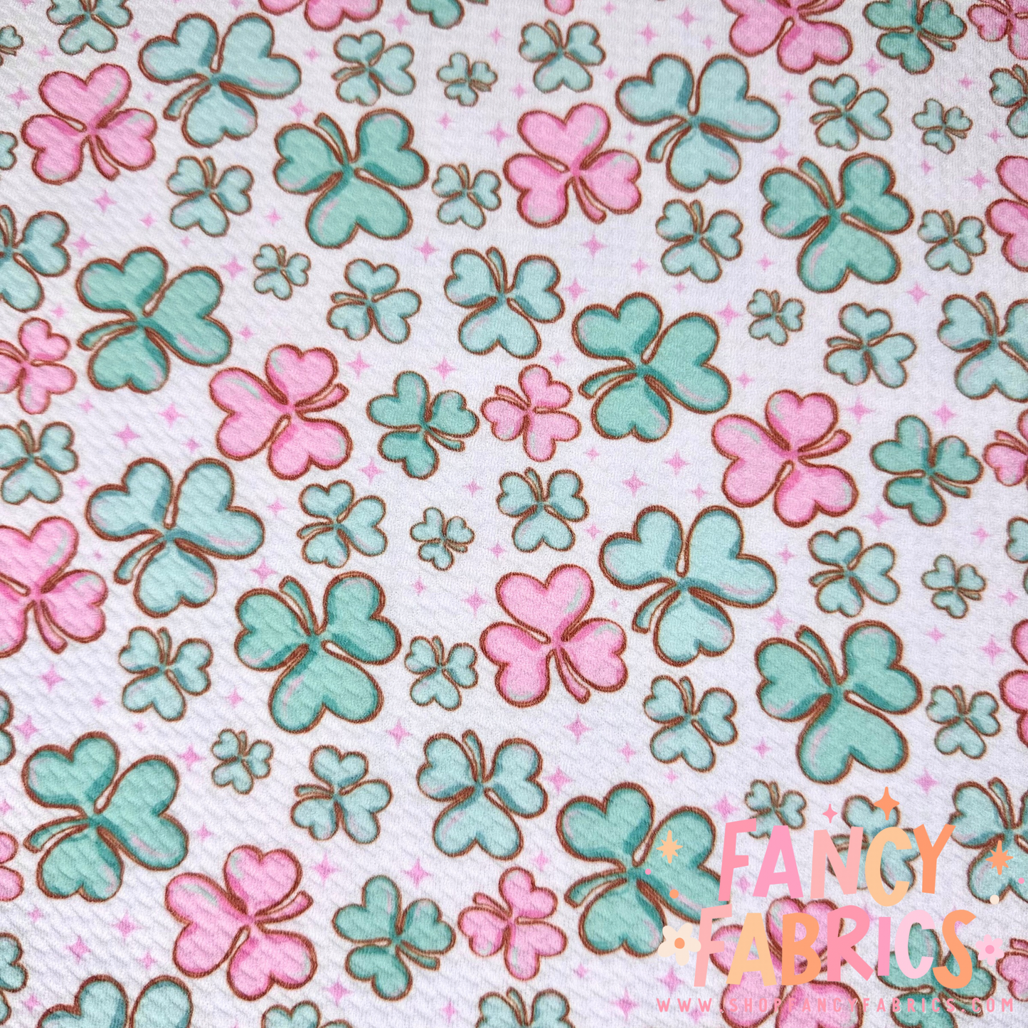 Pink + Green Clovers | 4x4 Scaling | Bullet | Ready To Ship