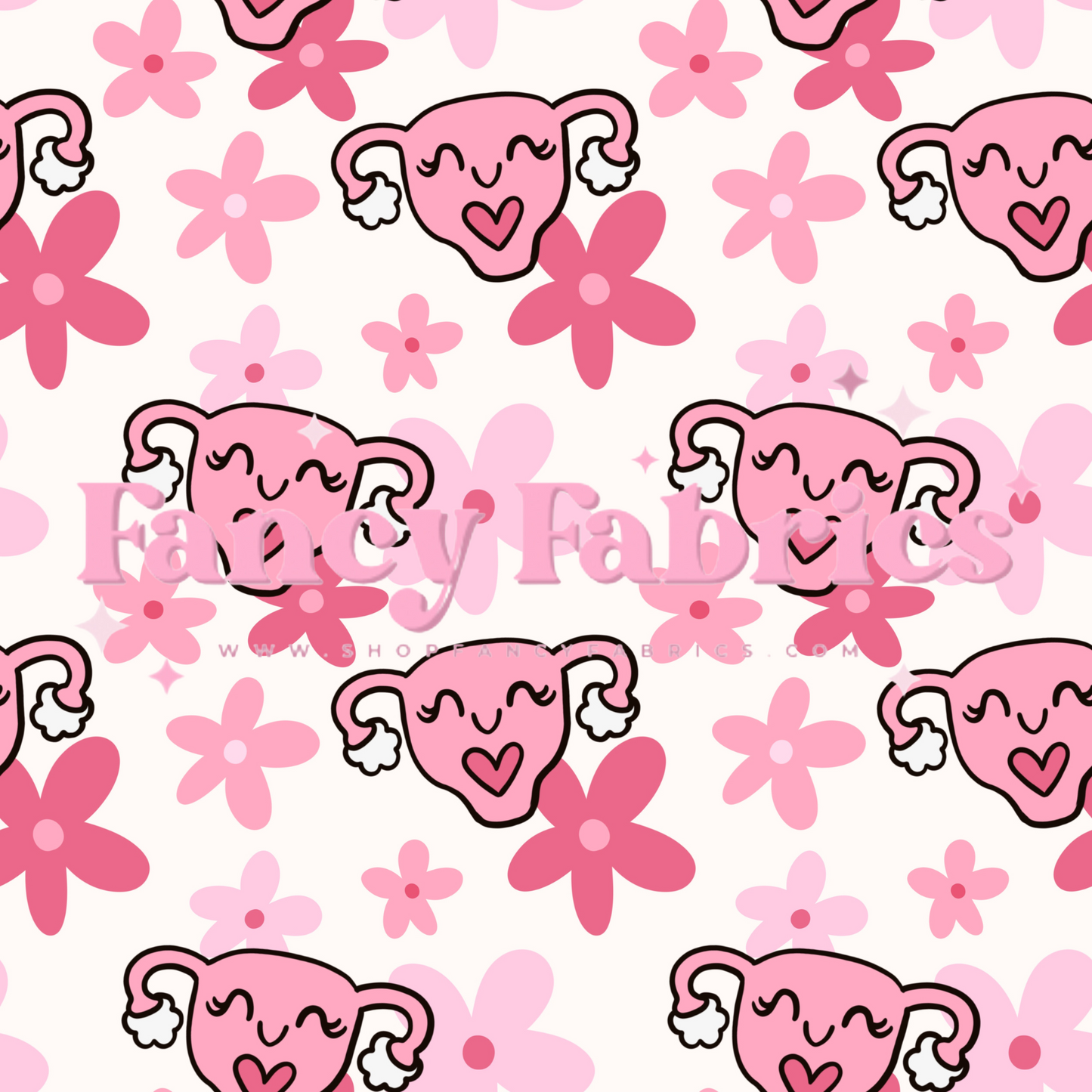 Uterus Floral | PREORDER | By The Yard