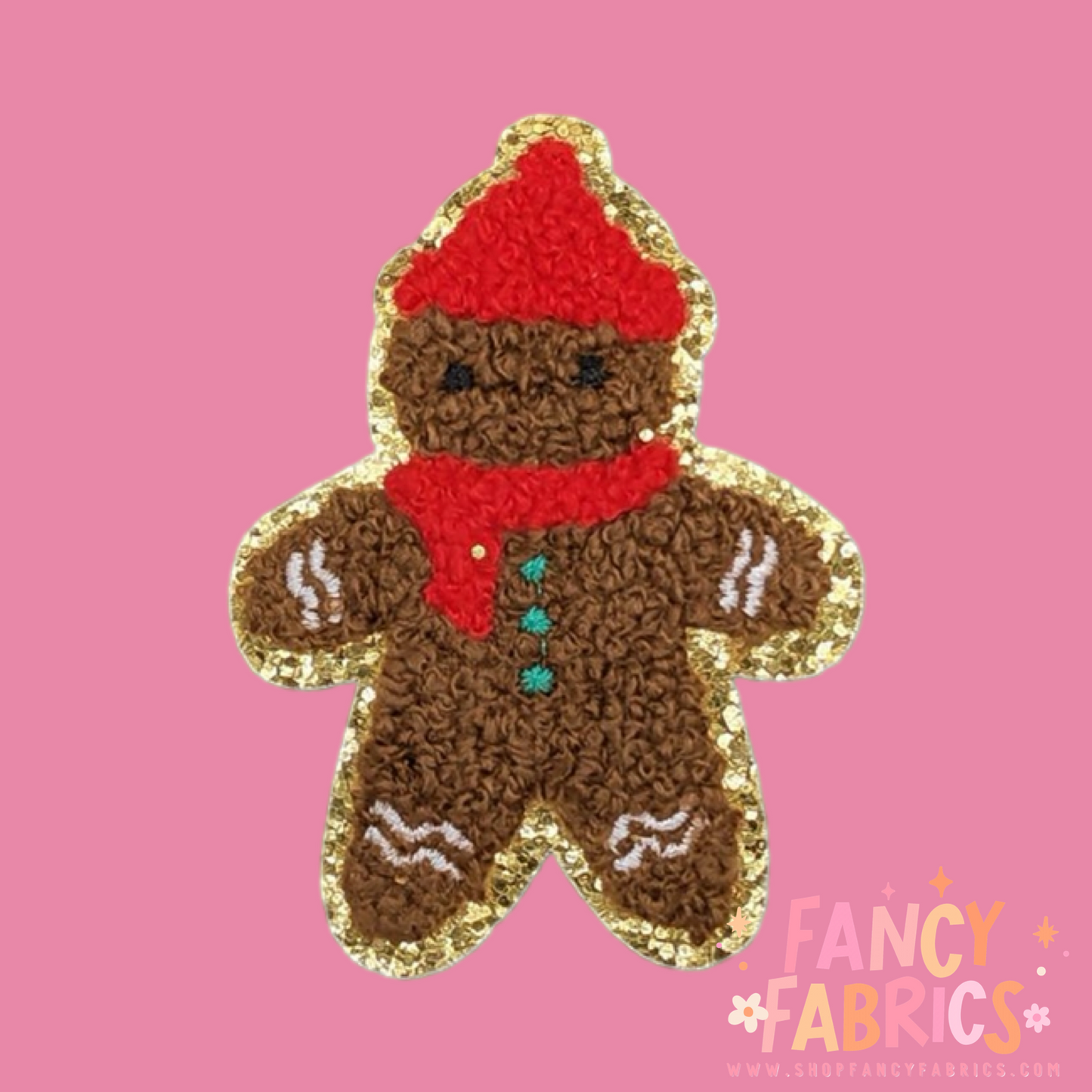 Winter Gingerbread | Iron On Patch