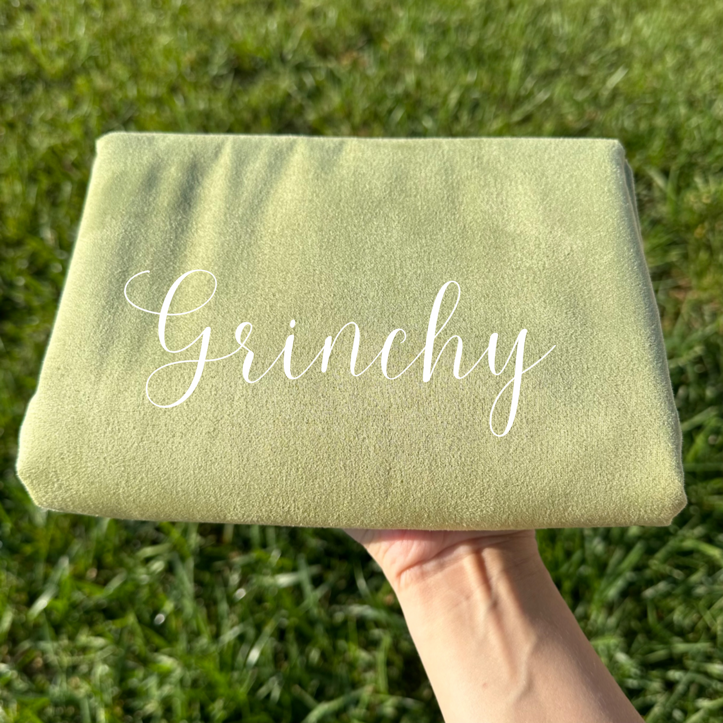 Grinchy | Stretch Suede