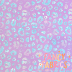 Purple + Blue Leopard | 6x6 Scaling | Skinny Rib | Ready To Ship