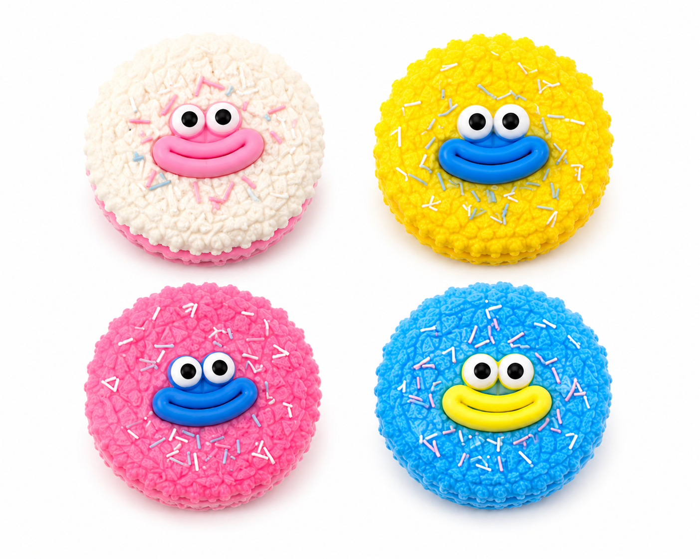 Cookie Face | Random Color Squishy | Ready To Ship