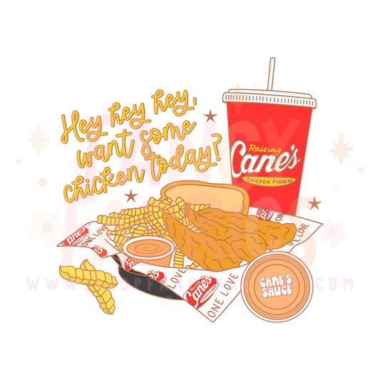 Want Some Chicken? | Adult Size | DTF Transfer | Ready To Ship